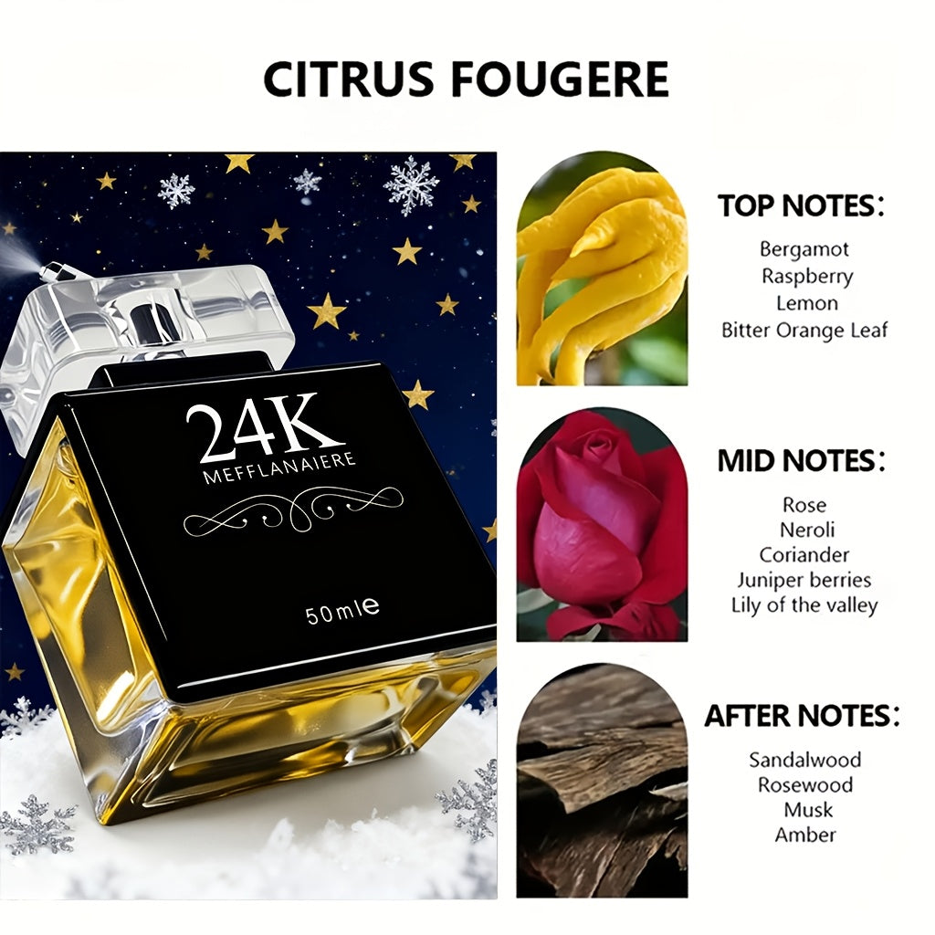 Fmalol Men'S Cologne, Mysterious Men'S Fragrance (1.7 Fl Oz/ 3.4 Fl Oz), Lemon Meets Musk, Mysterious And Profound. Ideal For Valentine'S Day, Father'S Day, And Holiday Gifts.